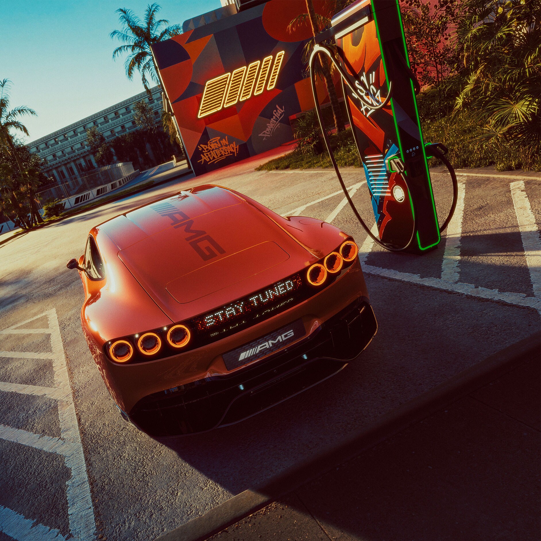 Hyper-fast charging | AMG.EA | Mercedes-AMG The hyper-fast charging of the new CONCEPT AMG GT XX based on AMG Electric Architecture (AMG.EA) by Mercedes-AMG.